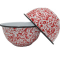 Enamel Splatter Bowl Enamel Salad Bowl Enamel Fruit Bowl